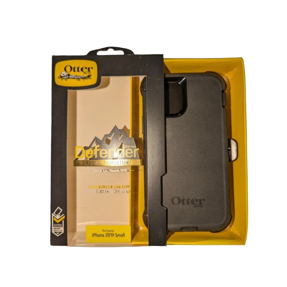 W8. OTTERBOX Defender Holster‎ Case for iPhone 2019 Small / 11 Pro Black